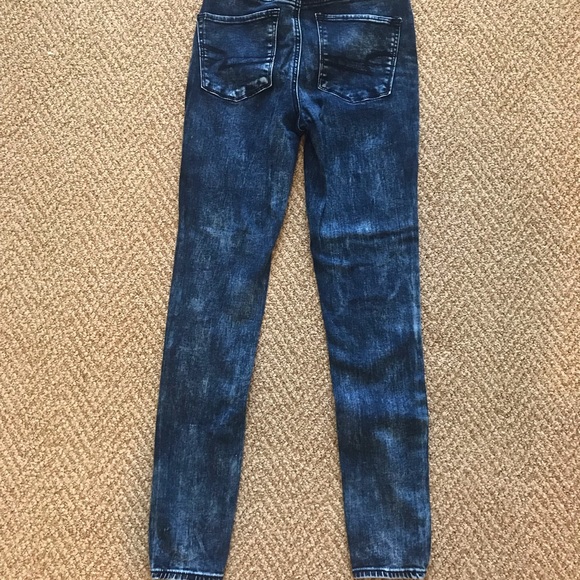 Acid Wash High Rise American Eagle jegging - Picture 3 of 4